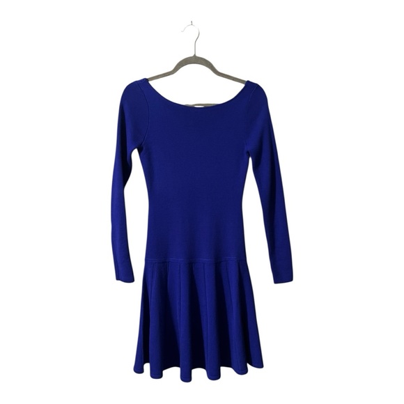 Milly New York Sandra Merino Wool Pleated Dress - Picture 3 of 9